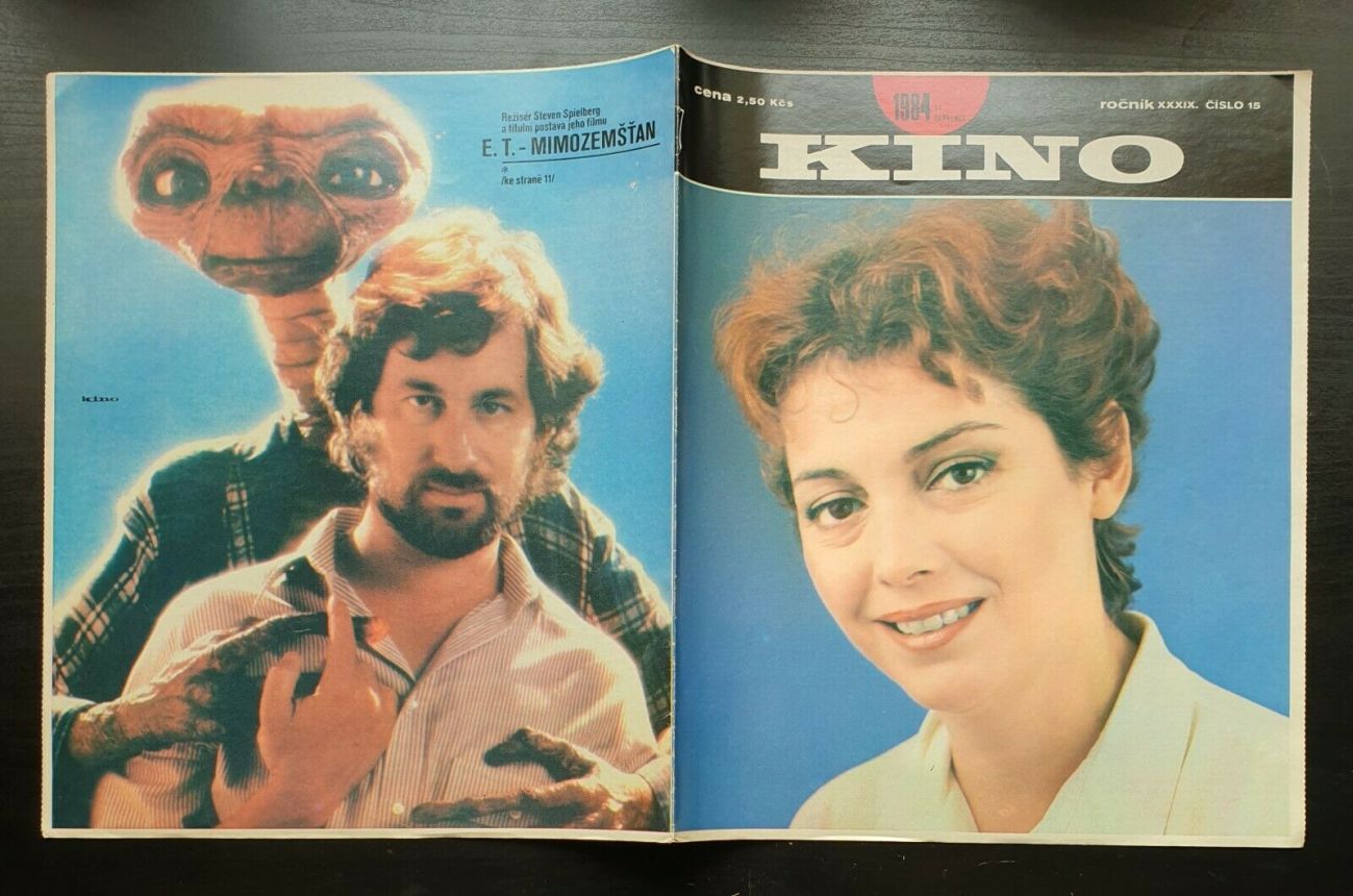 KINO (Czech) magazine side cover Issue 15   1984