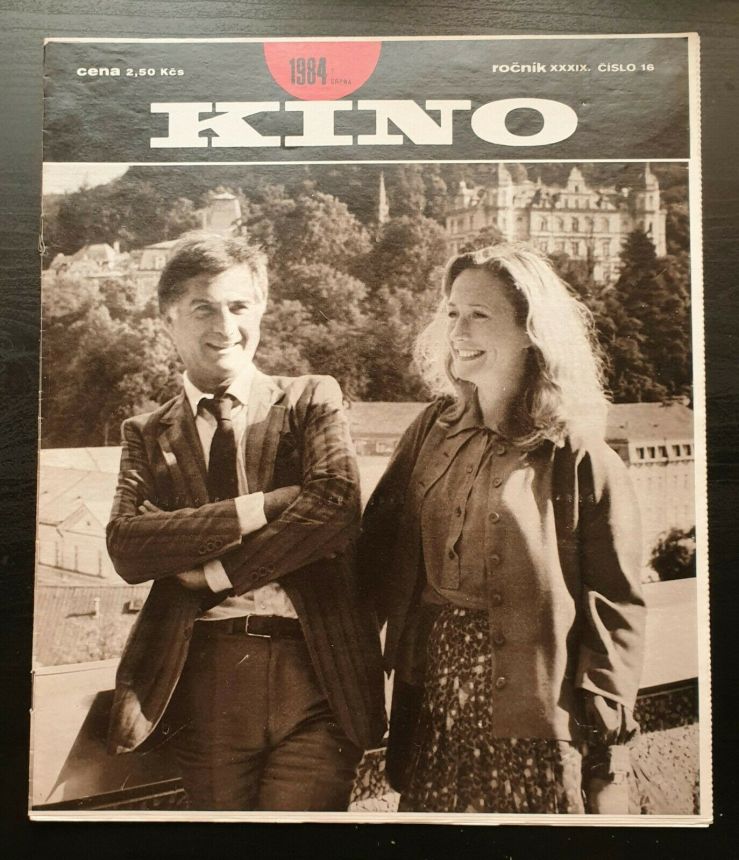 KINO (Czech) magazine side cover Issue 16   1984