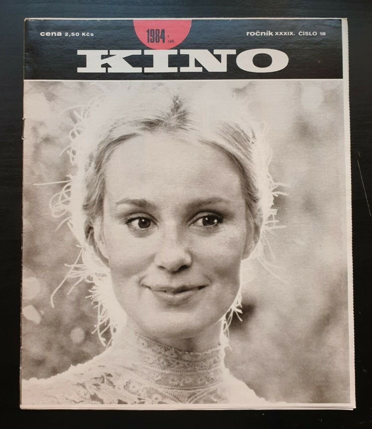 KINO (Czech) magazine side cover Issue 18   1984