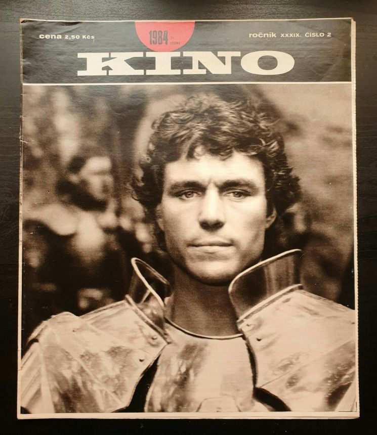 KINO (Czech) magazine side cover Issue 2   1984
