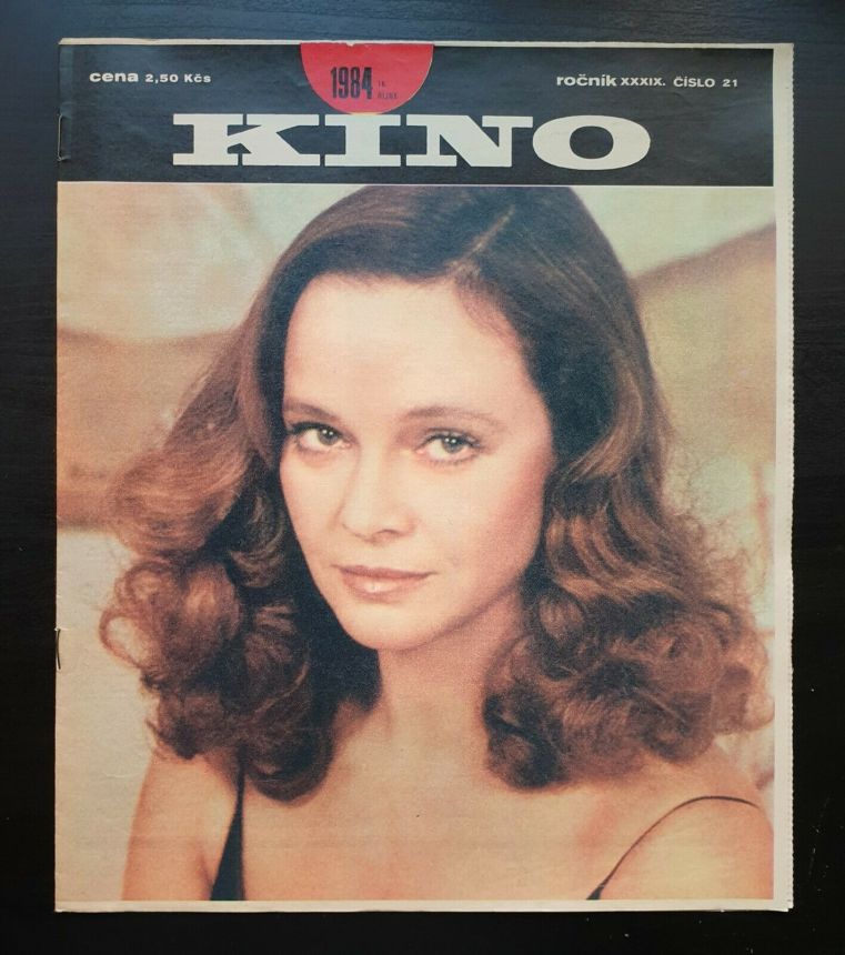 KINO (Czech) magazine side cover Issue 21   1984