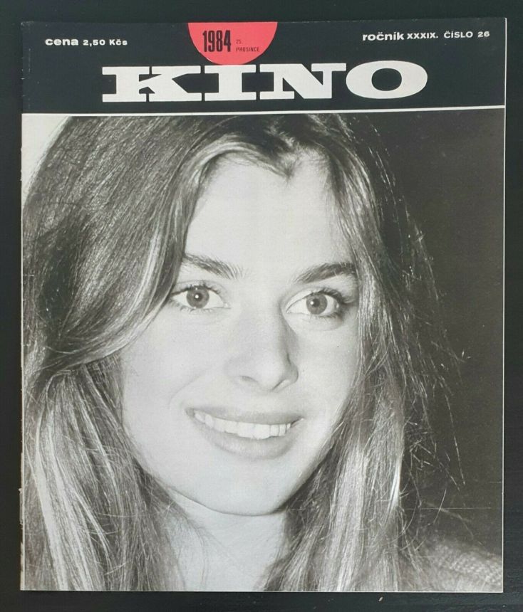 KINO (Czech) magazine side cover Issue 26   1984
