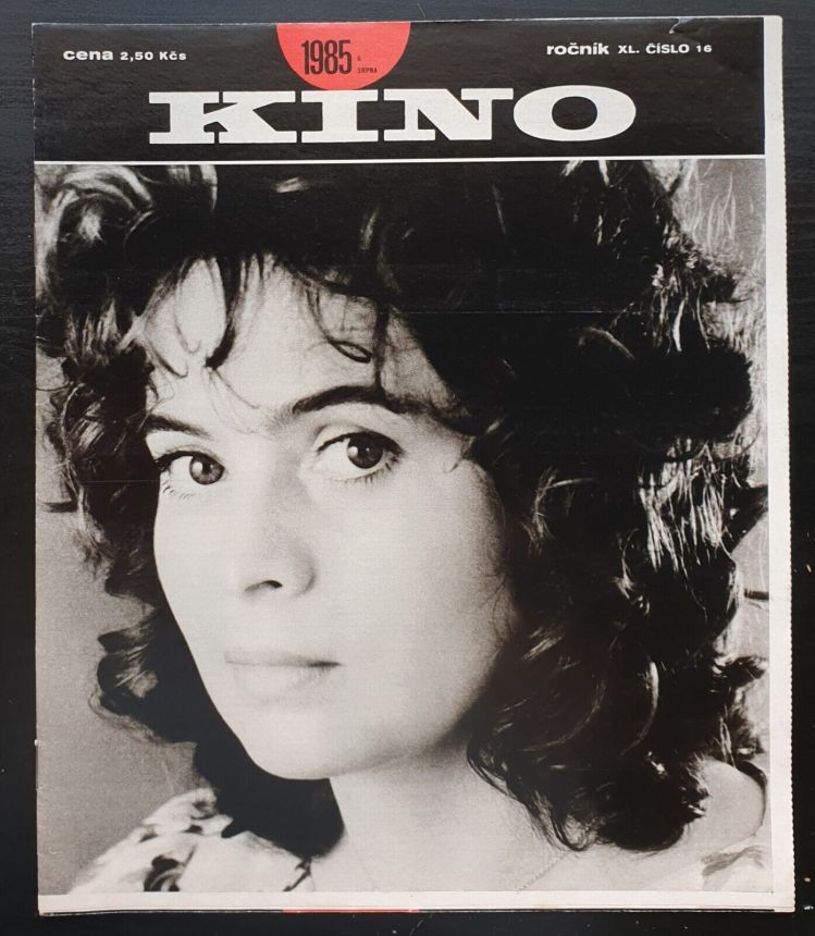 KINO (Czech) magazine side cover Issue 16   1985