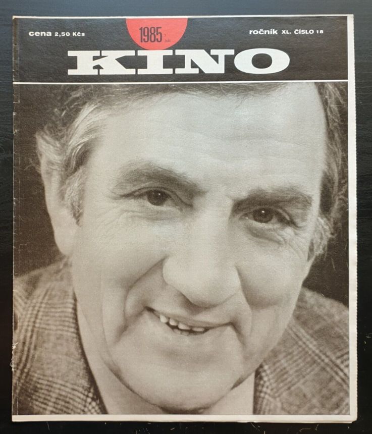 KINO (Czech) magazine side cover Issue 18   1985