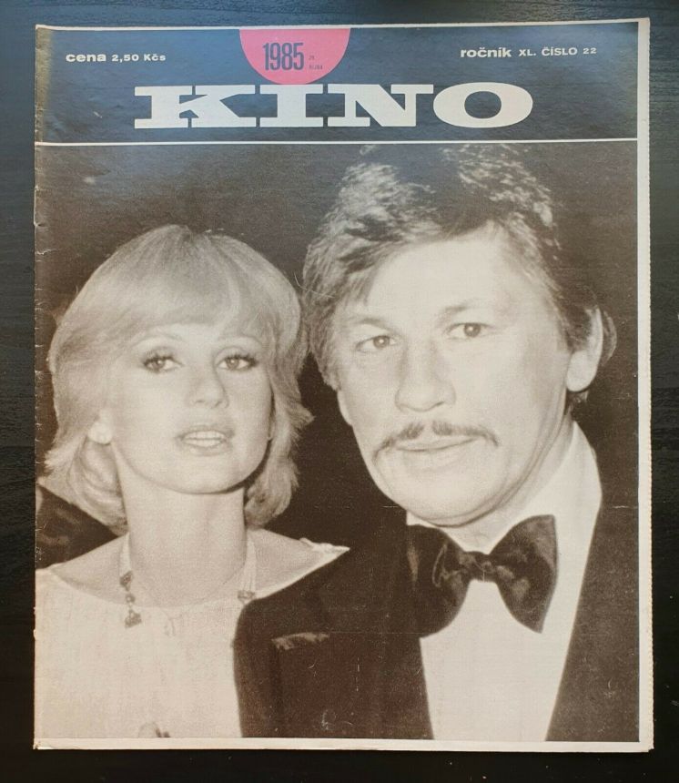KINO (Czech) magazine side cover Issue 22   1985