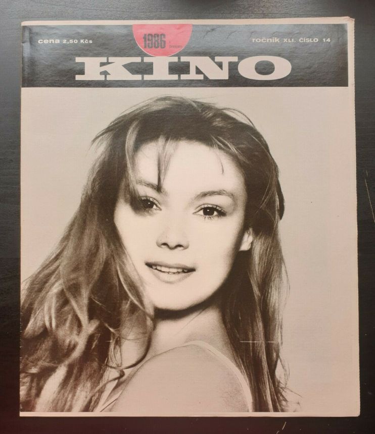 KINO (Czech) magazine side cover Issue 14   1986