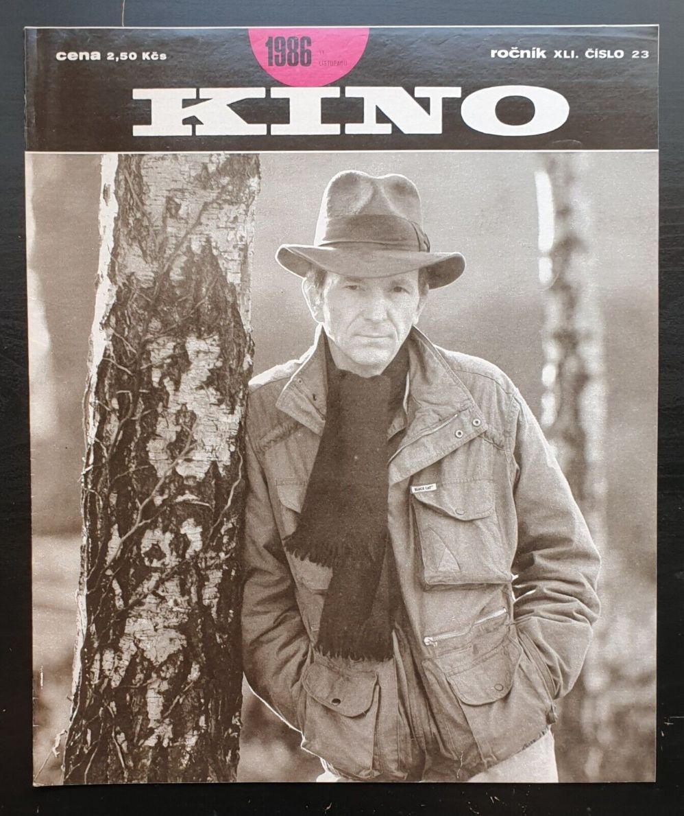 KINO (Czech) magazine side cover Issue 23   1986