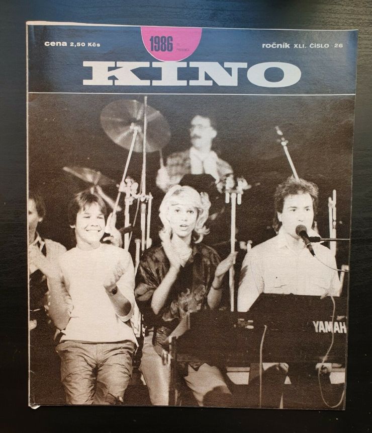 KINO (Czech) magazine side cover Issue 26   1986