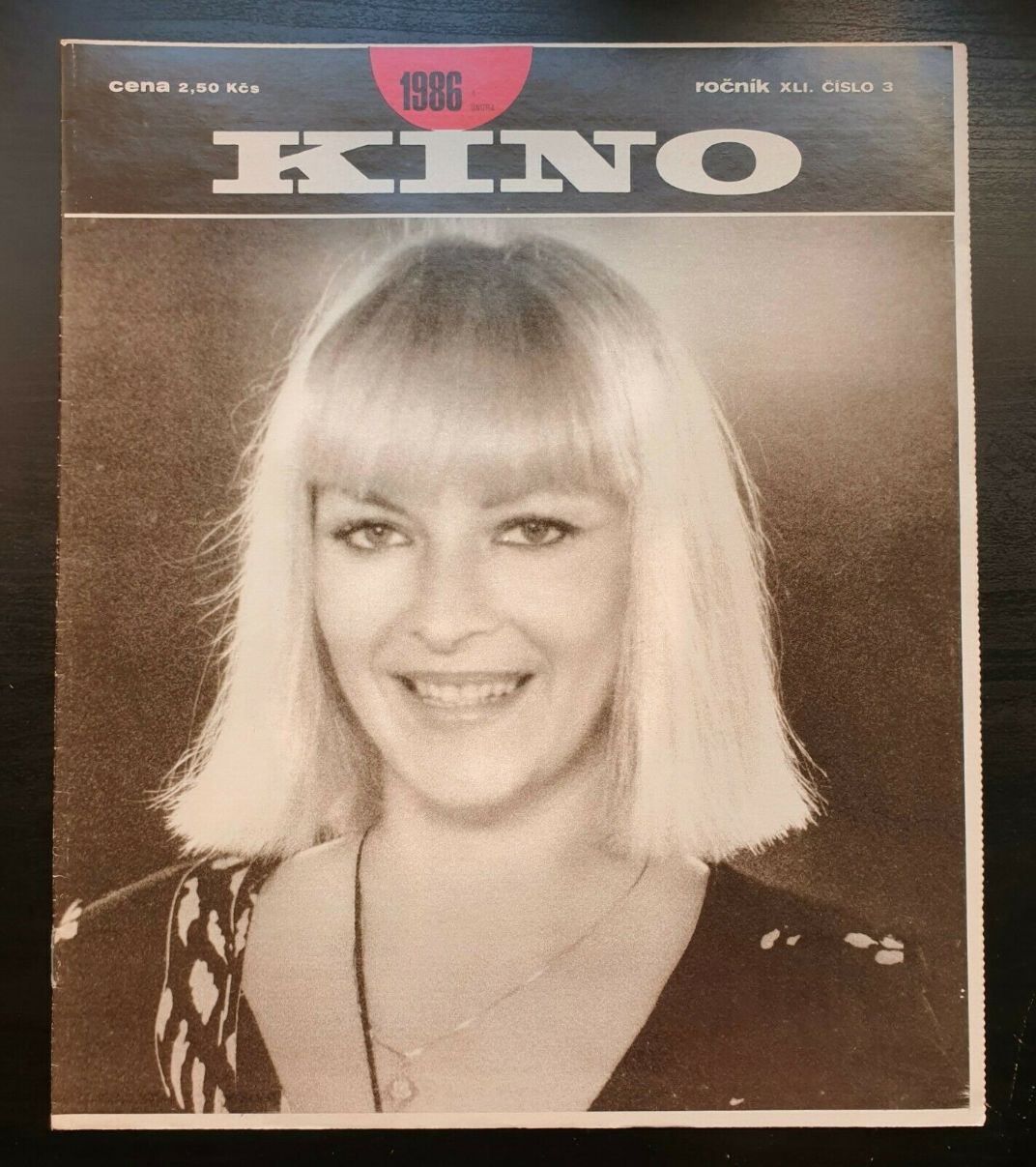 KINO (Czech) magazine side cover Issue 3   1986