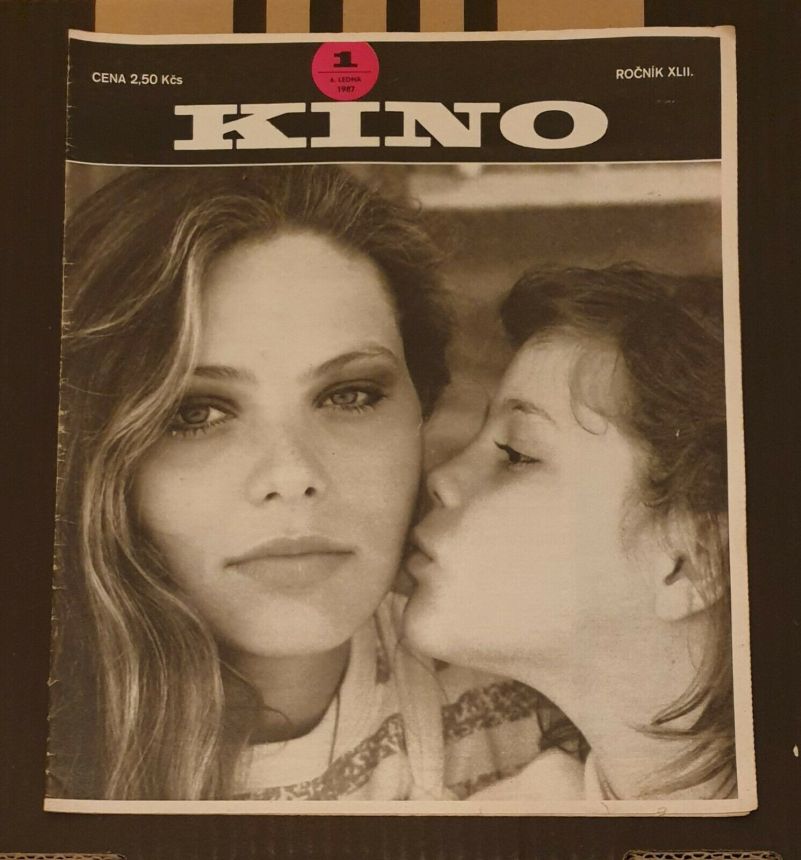 KINO (Czech) magazine side cover Issue 1   1987