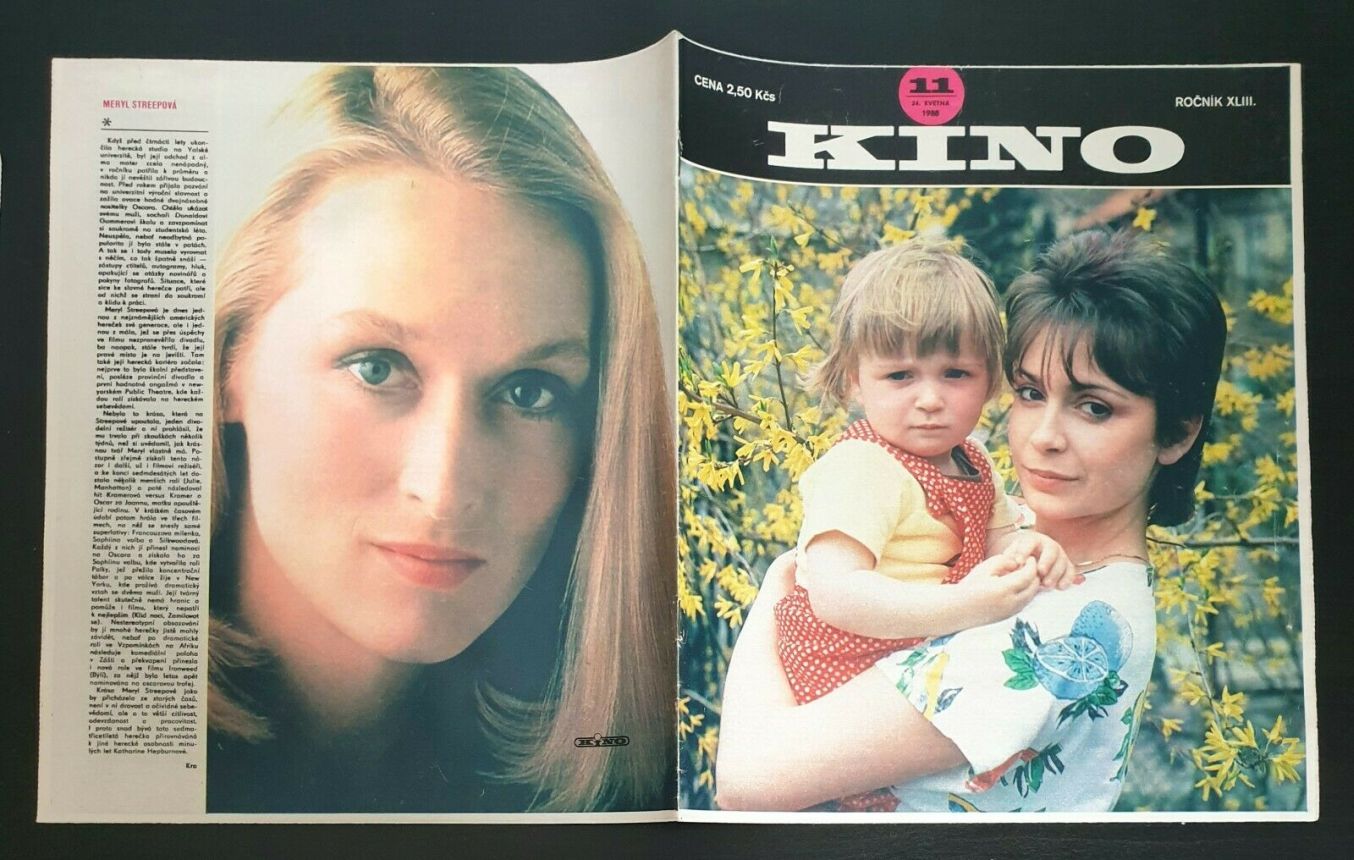 KINO (Czech) magazine side cover Issue 11   1988