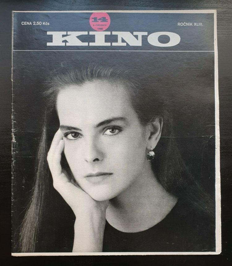 KINO (Czech) magazine side cover Issue 14   1988