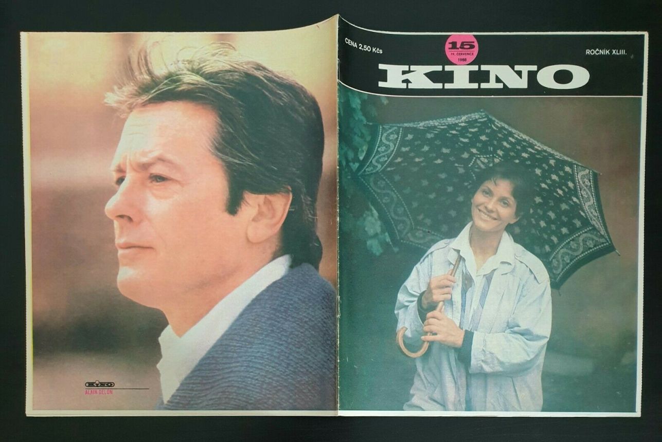 KINO (Czech) magazine side cover Issue 15   1988