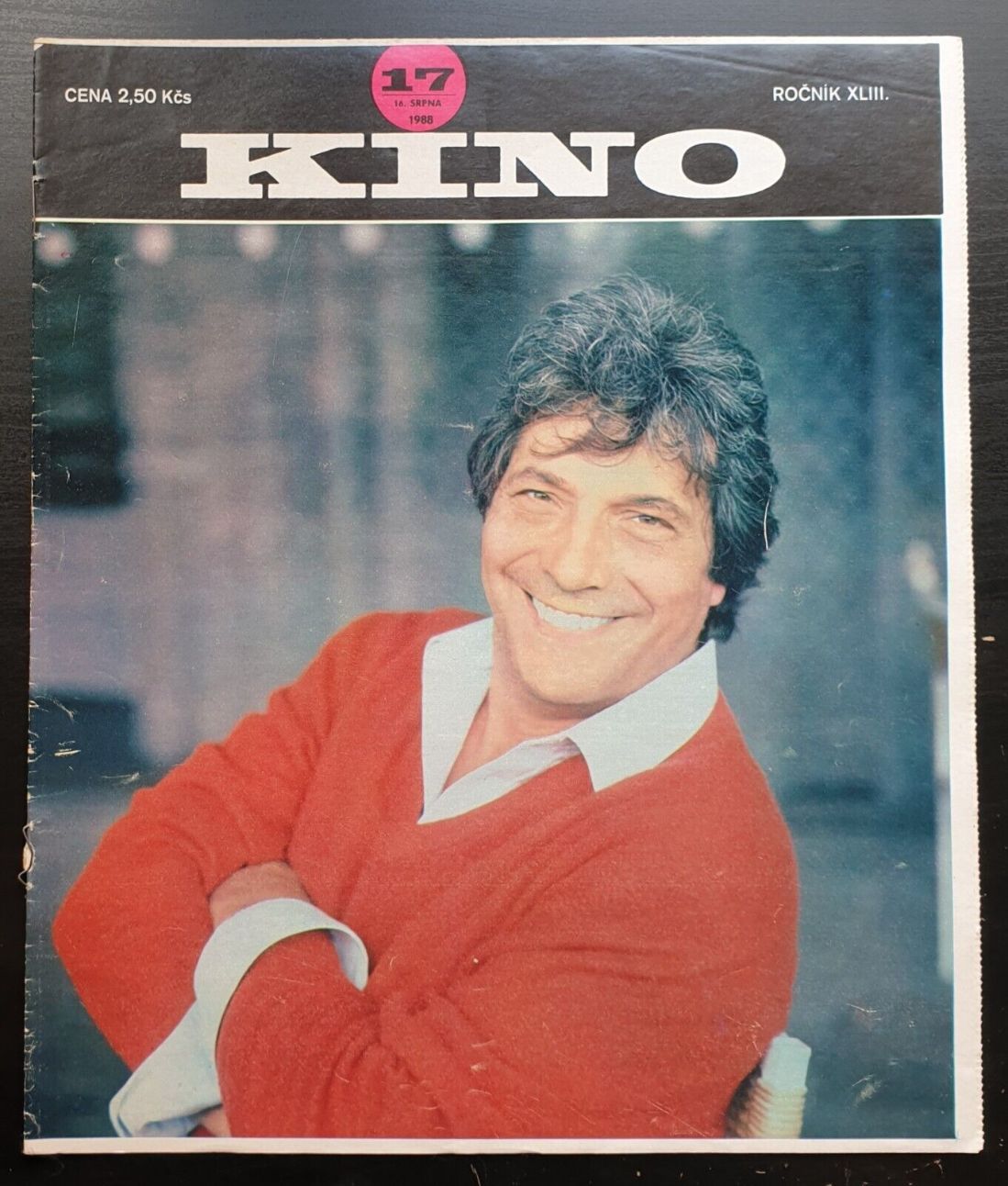 KINO (Czech) magazine side cover Issue 17   1988