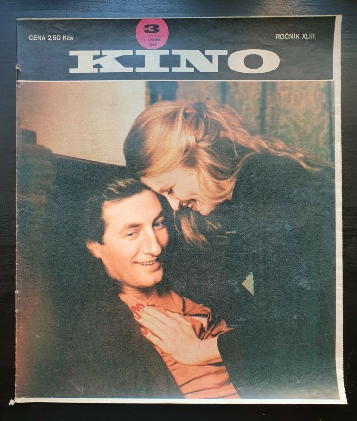 KINO (Czech) magazine side cover Issue 3   1988