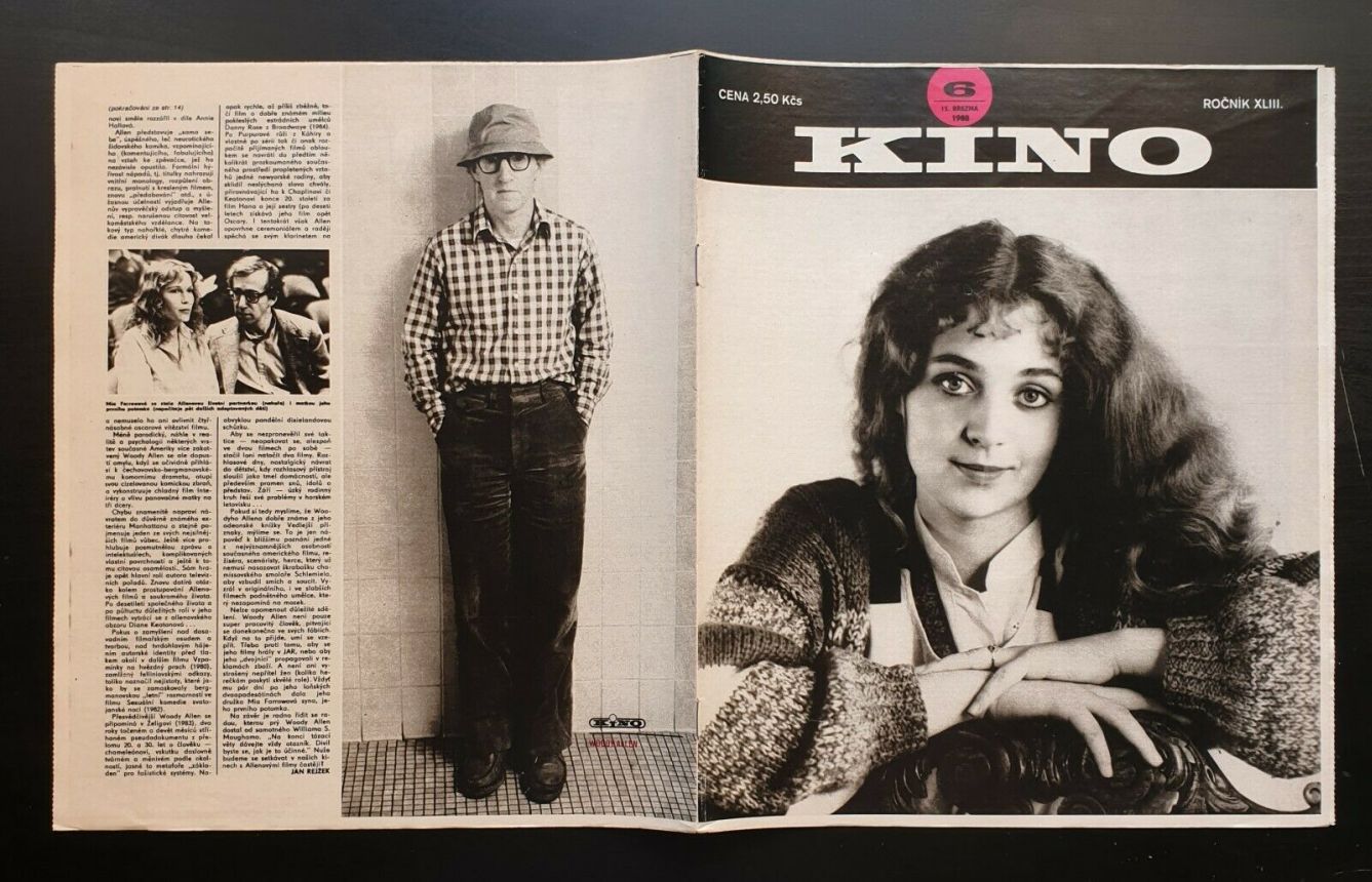 KINO (Czech) magazine side cover Issue 6   1988