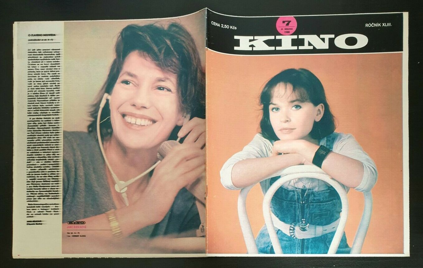KINO (Czech) magazine side cover Issue 7   1988