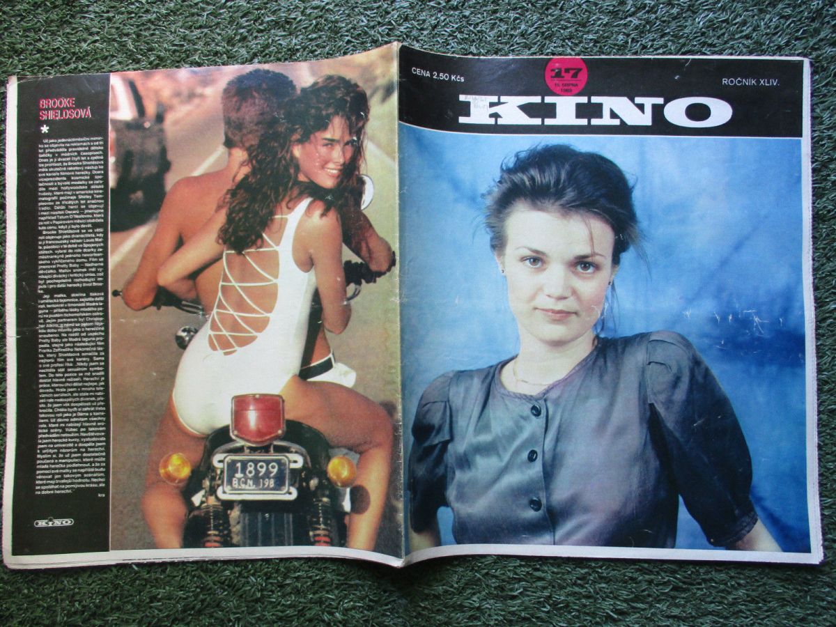 KINO (Czech) magazine side cover Issue 17   1989