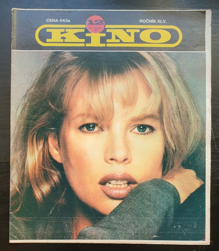 KINO (Czech) magazine side cover Issue 12   1990
