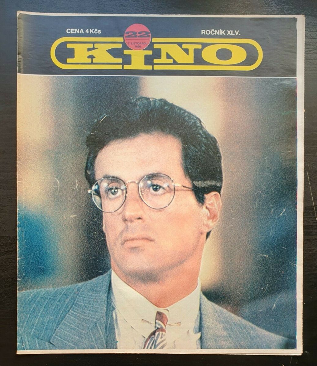 KINO (Czech) magazine side cover Issue 22   1990
