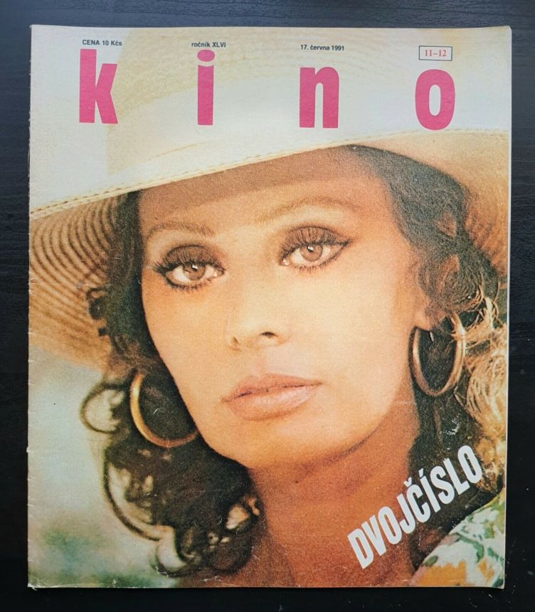 KINO (Czech) magazine side cover Issue 11-12   1991