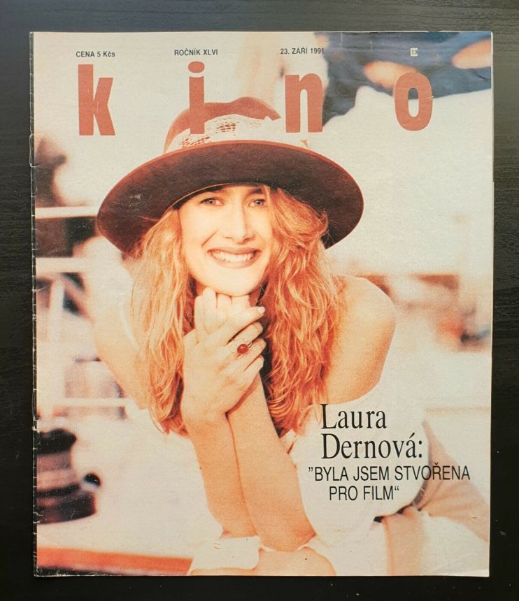 KINO (Czech) magazine side cover Issue 19   1991