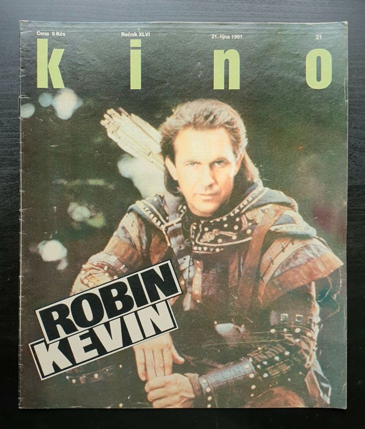 KINO (Czech) magazine side cover Issue 21   1991