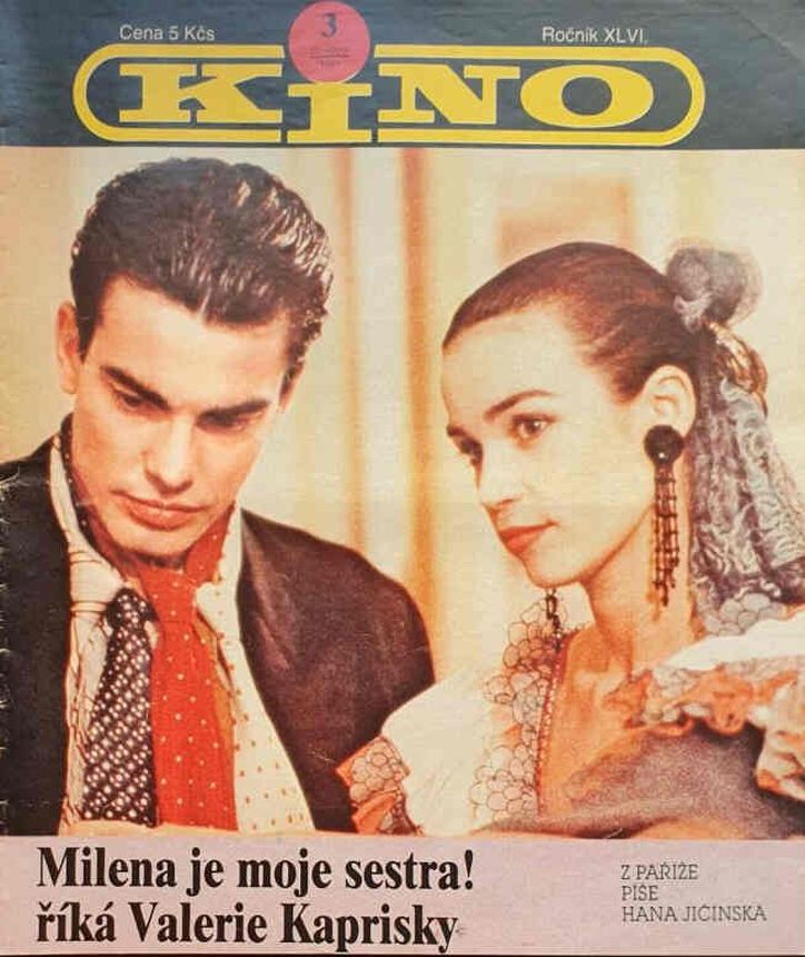KINO (Czech) magazine side cover Issue 3   1991