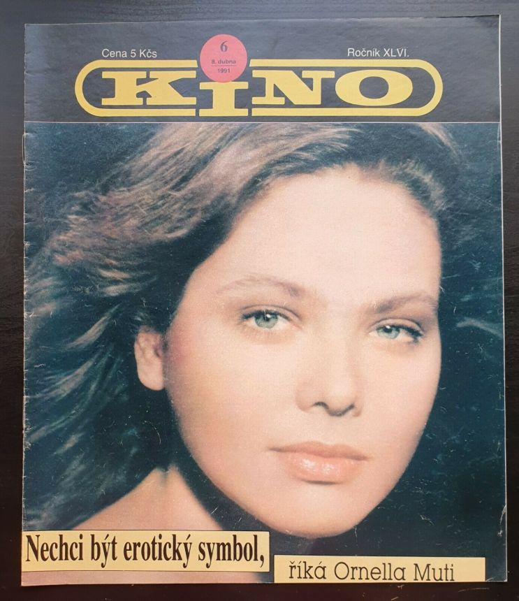 KINO (Czech) magazine side cover Issue 6   1991