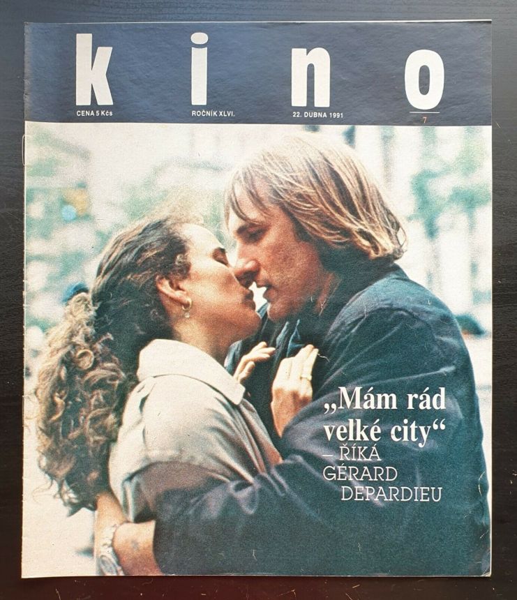 KINO (Czech) magazine side cover Issue 7   1991