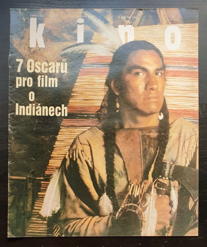 KINO (Czech) magazine side cover Issue 8   1991
