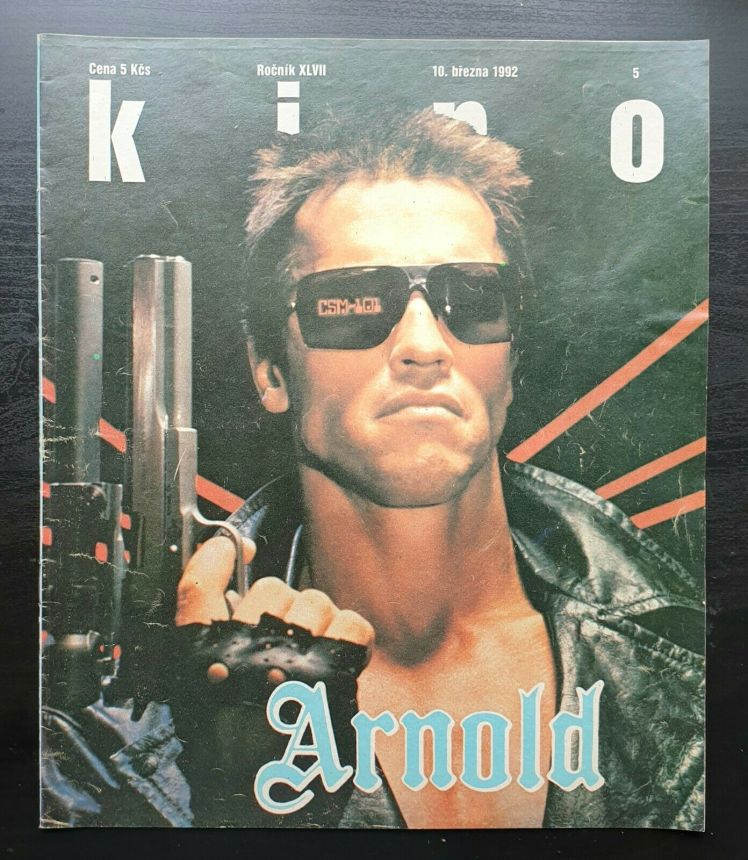 KINO (Czech) magazine side cover Issue 5 10 March 1992