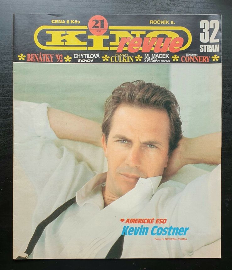 KINO (Czech) magazine side cover Issue 21   1992