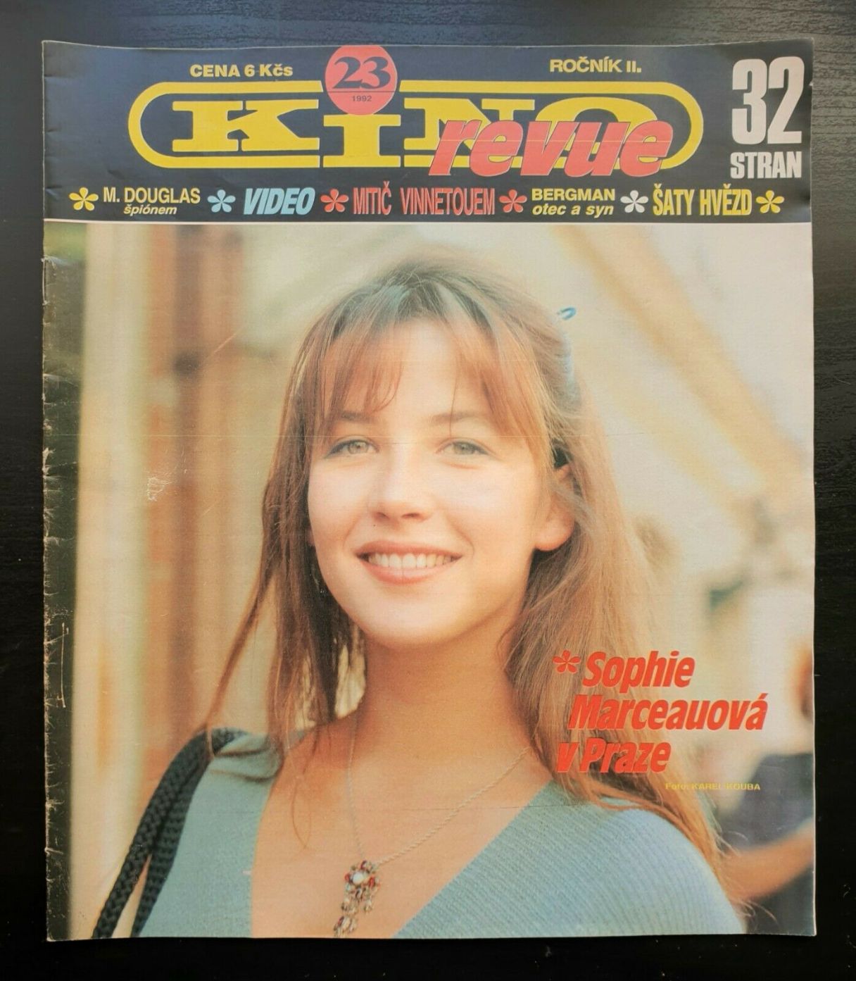 KINO (Czech) magazine side cover Issue 23   1992