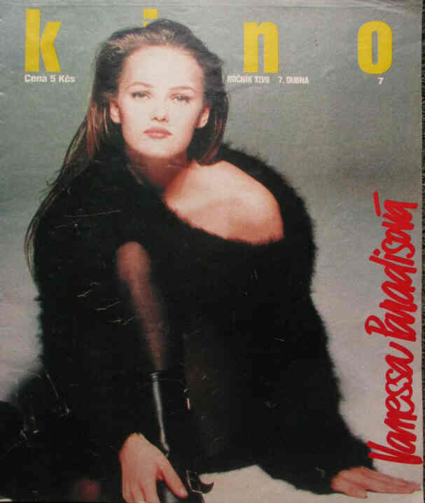 KINO (Czech) magazine side cover Issue 7   1992