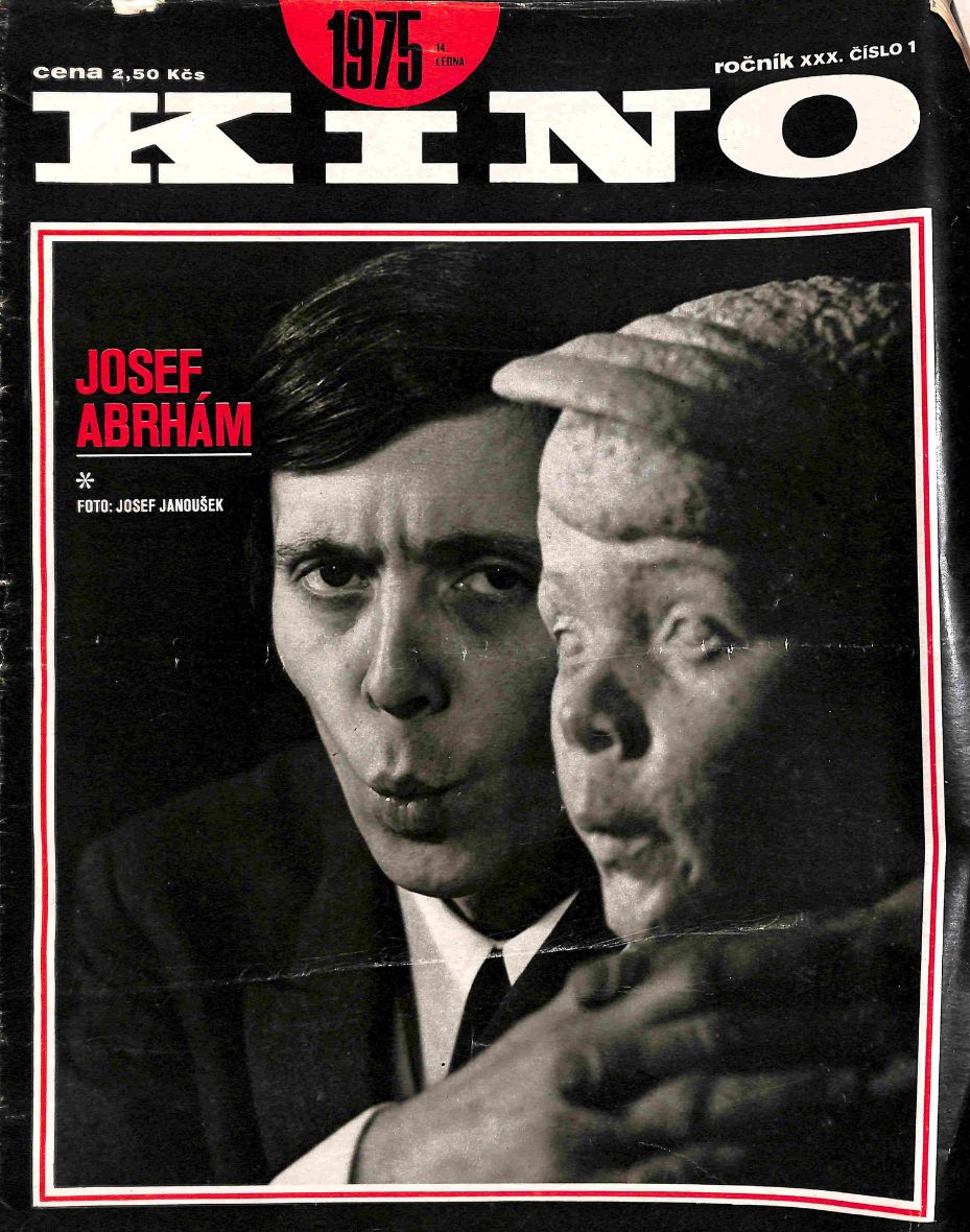 KINO (Czech) magazine side cover Issue 1   1975