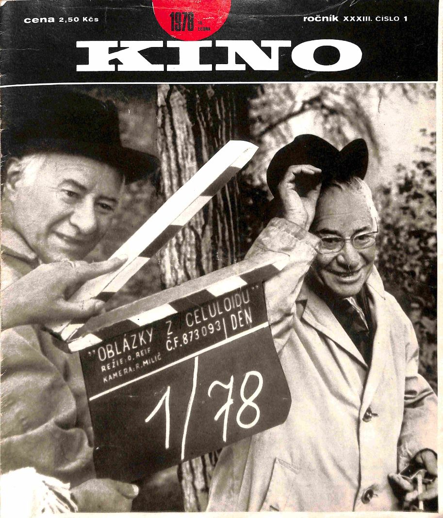 KINO (Czech) magazine side cover Issue 1   1978