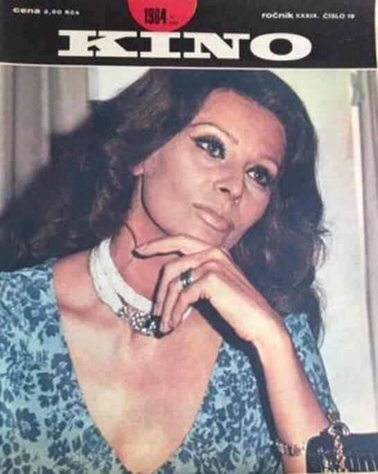 KINO (Czech) magazine side cover Issue 19   1984