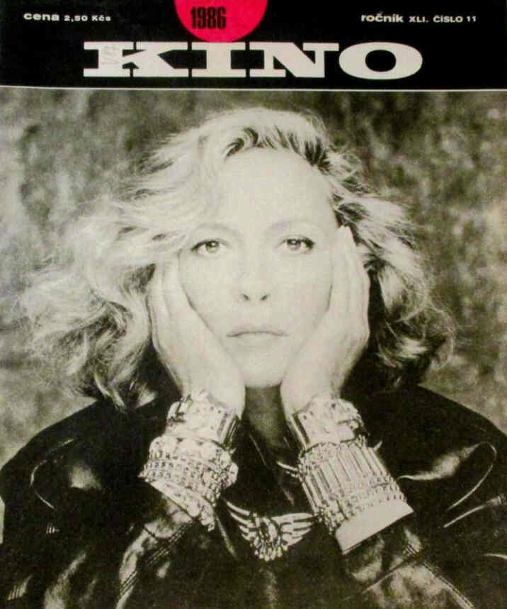 KINO (Czech) magazine side cover Issue 11   1986
