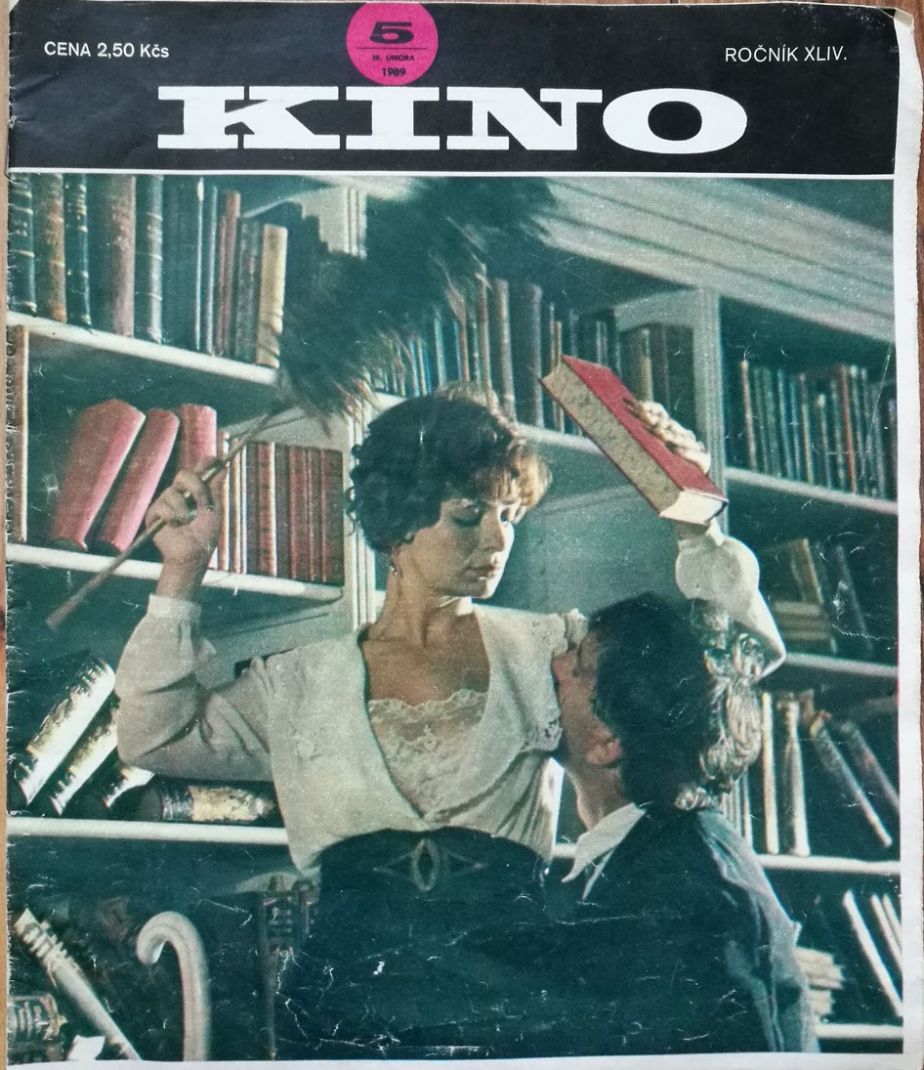 KINO (Czech) magazine side cover Issue 5  Vol 44   1989
