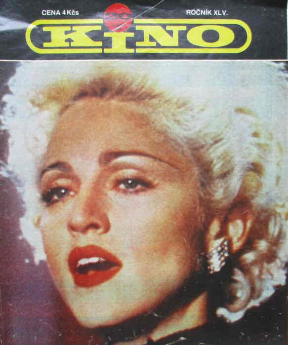 KINO (Czech) magazine side cover Issue 20   1990