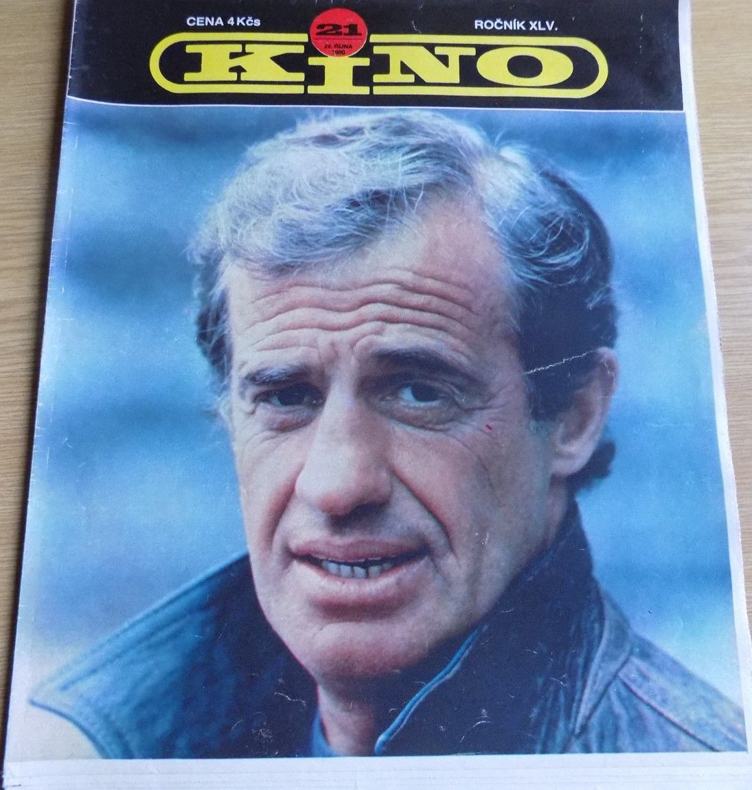 KINO (Czech) magazine side cover Issue 21   1990