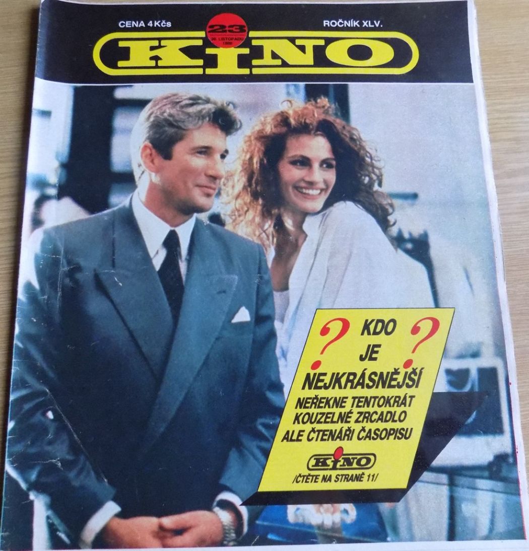 KINO (Czech) magazine side cover Issue 23   1990