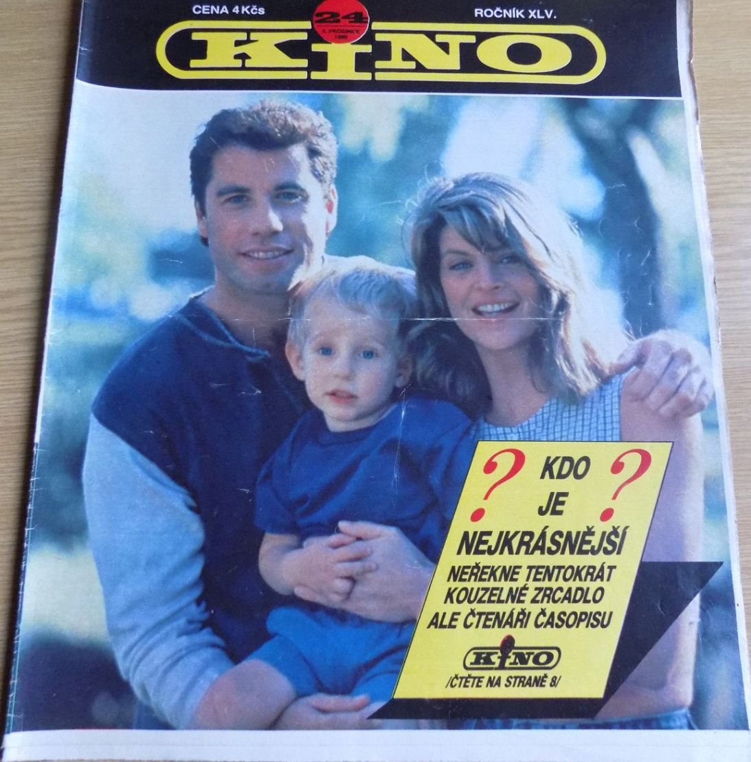 KINO (Czech) magazine side cover Issue 24   1990