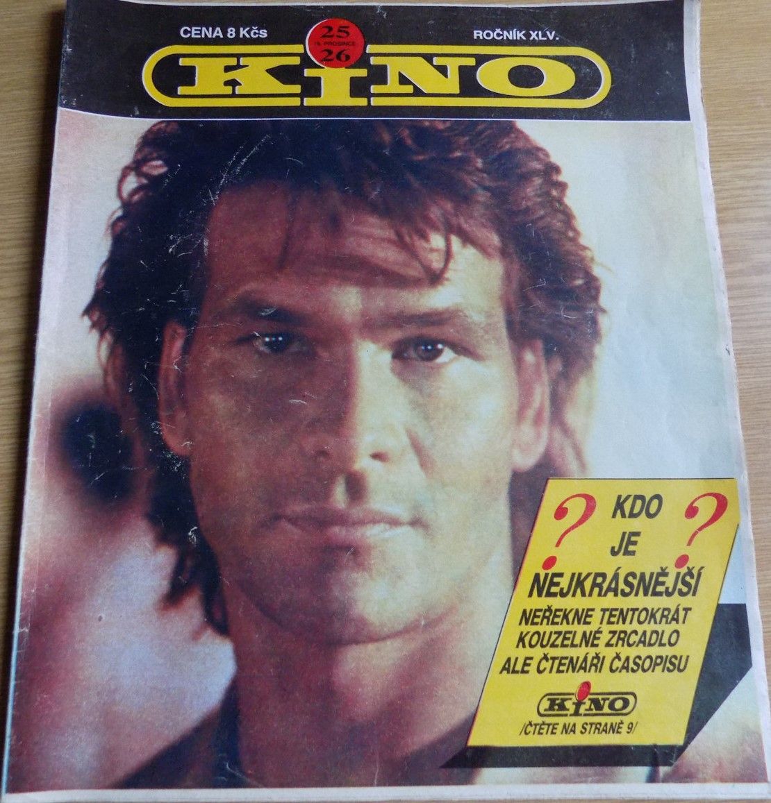 KINO (Czech) magazine side cover Issue 25-28   1990