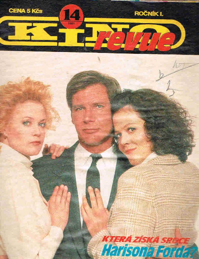 KINO (Czech) magazine side cover Issue 14   1991