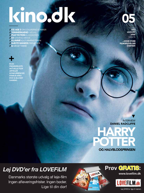 KINO.DK magazine side cover Issue 5 July/August 2009