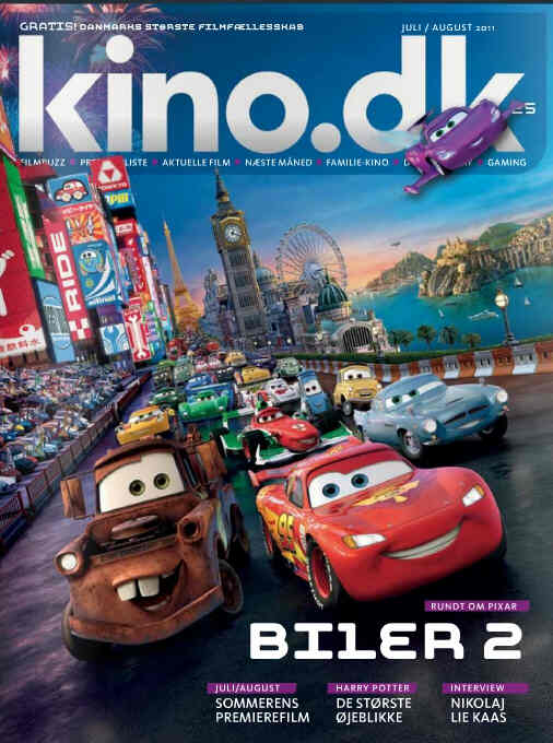 KINO.DK magazine side cover Issue 25 July/August 2011