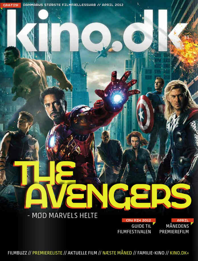 KINO.DK magazine side cover Issue 33 April 2012