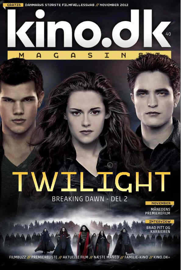 KINO.DK magazine side cover Issue 40 November 2012